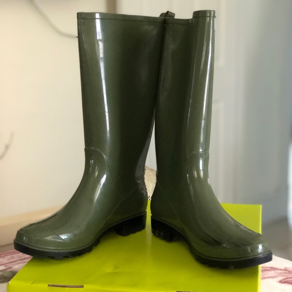 Olive Green Capelli New York Rain boots